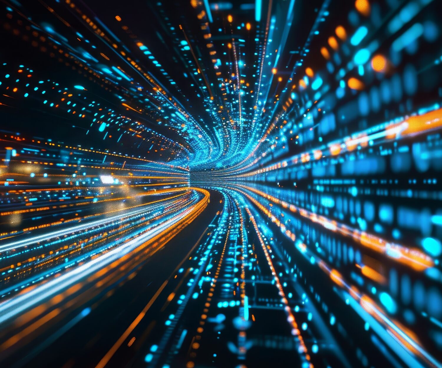 A futuristic depiction of a digital economy driven by big data, with a focus on data applications and business intelligence, illustrating the transformative power of real-time data in business --ar 16:9 --style raw Job ID: 86b8427e-f3cd-4ceb-b61e-6aca37859728